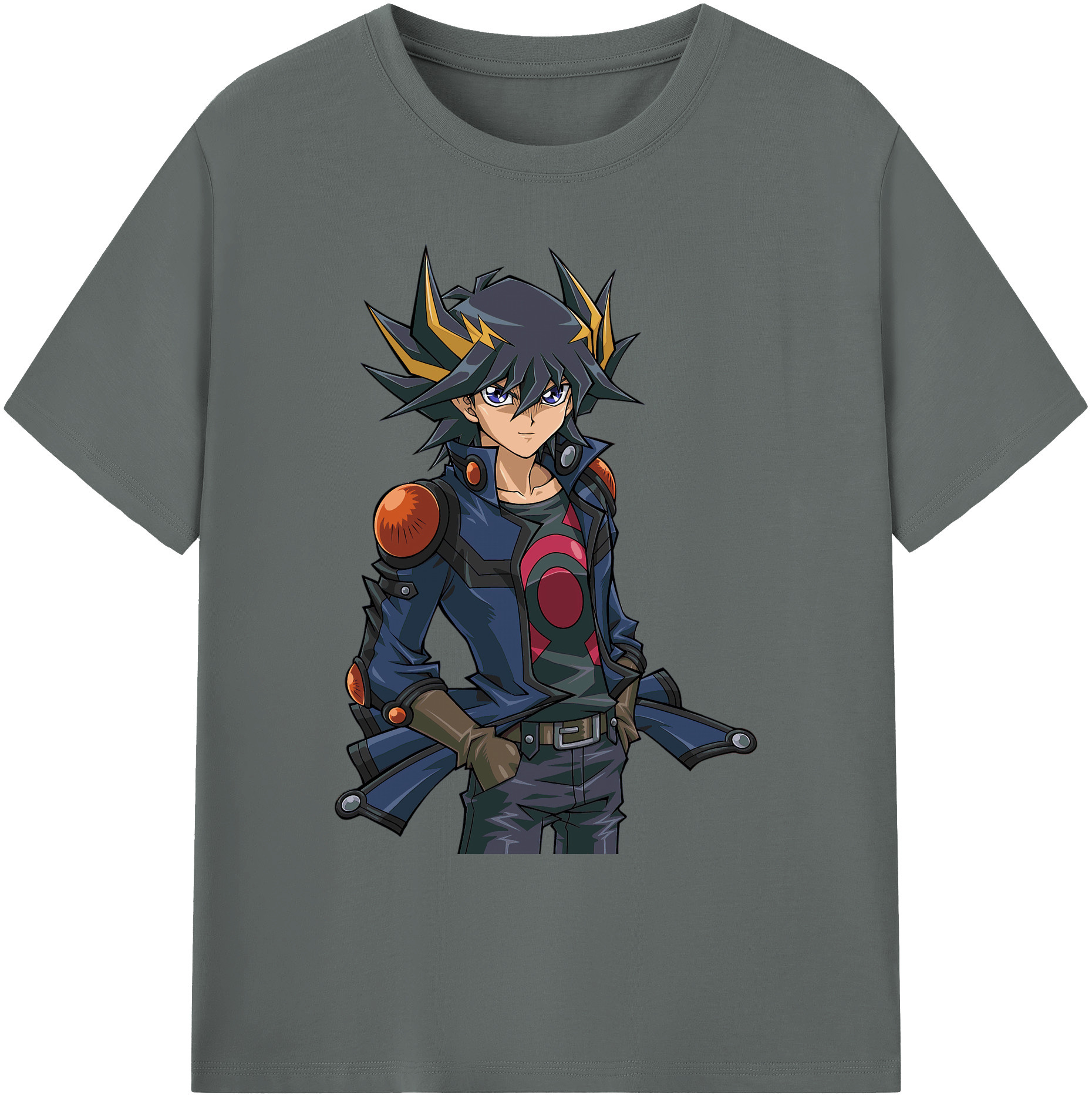 （画像用） 遊☆戯☆王 Yu-Gi-Oh! 綿100％ メンズ半袖Tシャツ｜肌触りやわらか＆通気性